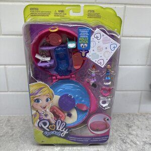 Polly Pocket Pocket World Pink Flamingo Floatie Compact, New In Original Pack